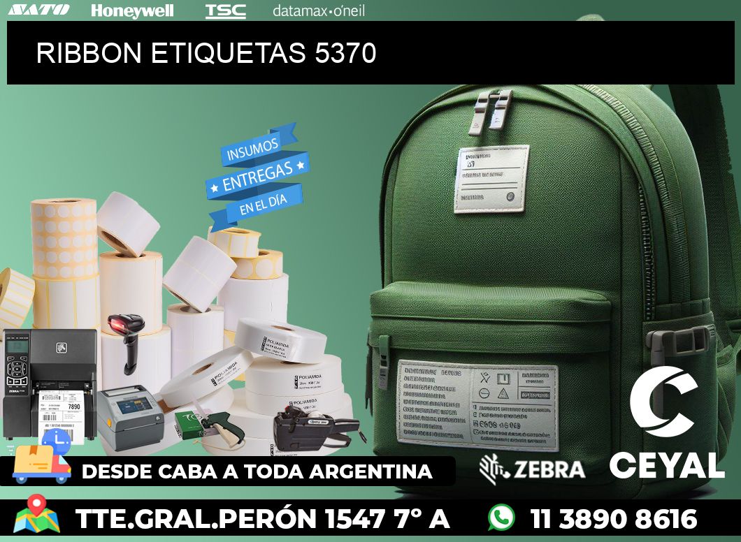 RIBBON ETIQUETAS 5370