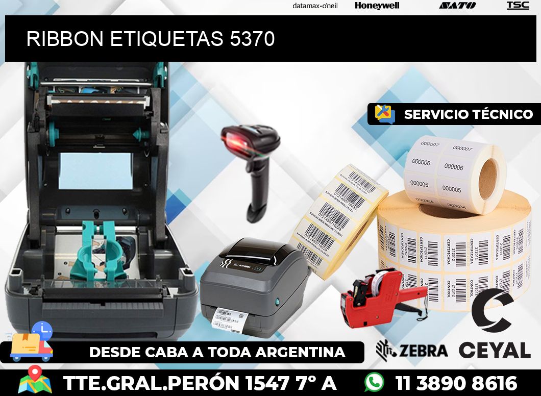 RIBBON ETIQUETAS 5370
