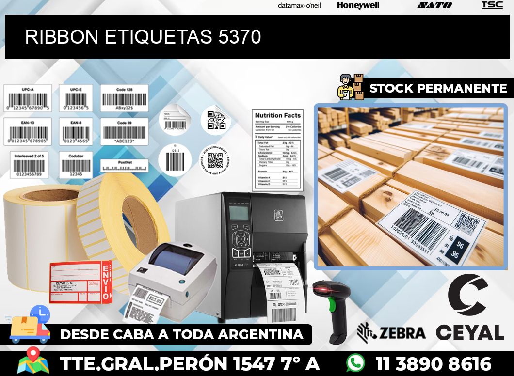 RIBBON ETIQUETAS 5370