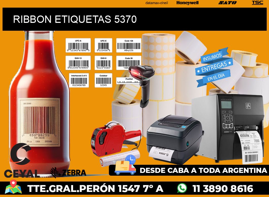 RIBBON ETIQUETAS 5370