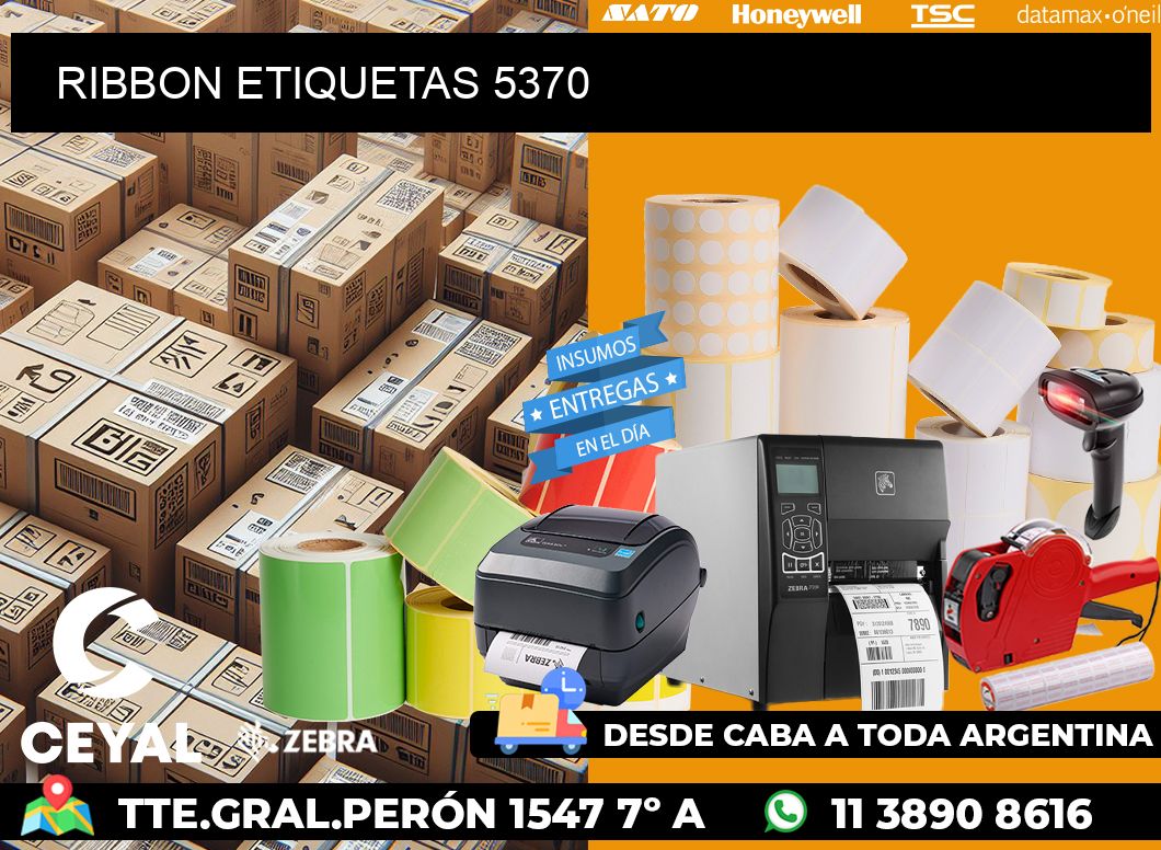 RIBBON ETIQUETAS 5370