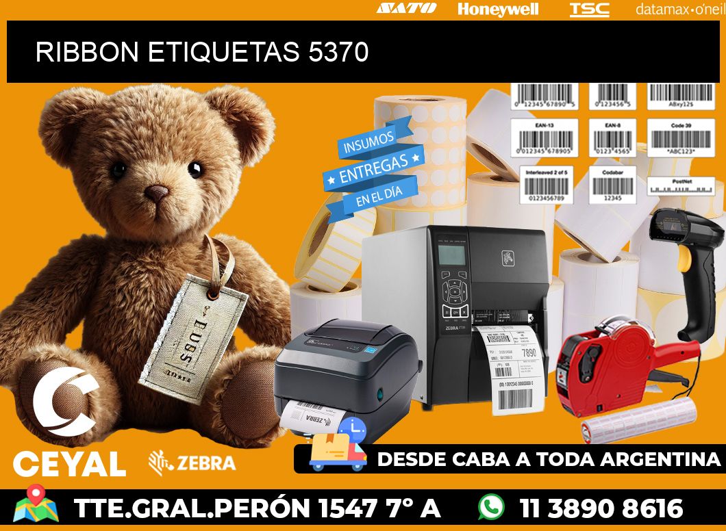 RIBBON ETIQUETAS 5370