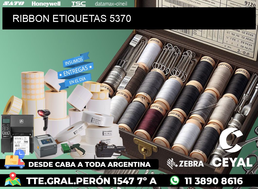 RIBBON ETIQUETAS 5370
