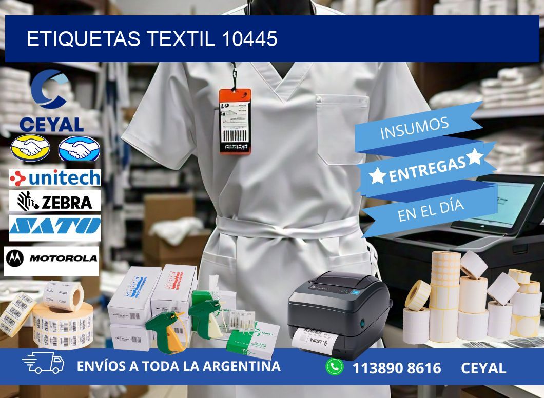 ETIQUETAS TEXTIL 10445