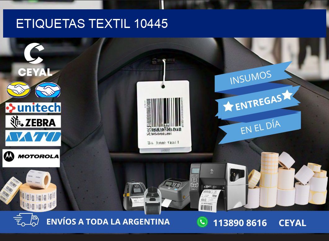 ETIQUETAS TEXTIL 10445