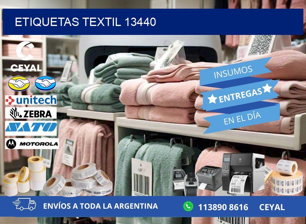 ETIQUETAS TEXTIL 13440
