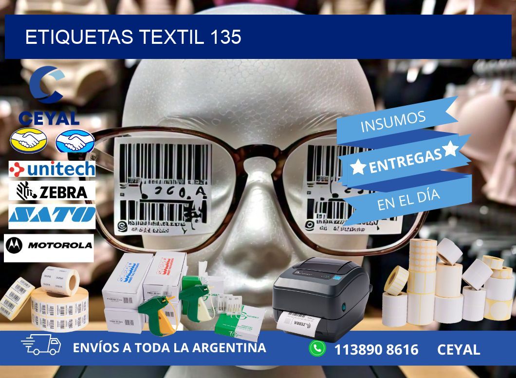 ETIQUETAS TEXTIL 135