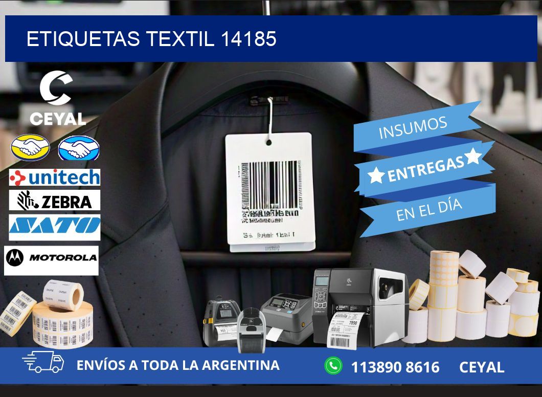 ETIQUETAS TEXTIL 14185