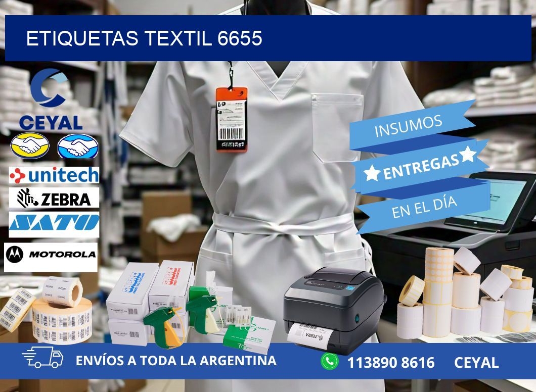 ETIQUETAS TEXTIL 6655