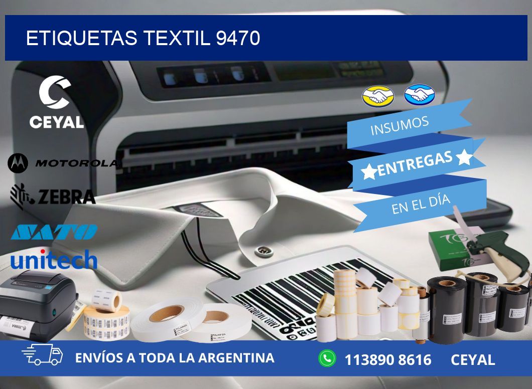 ETIQUETAS TEXTIL 9470