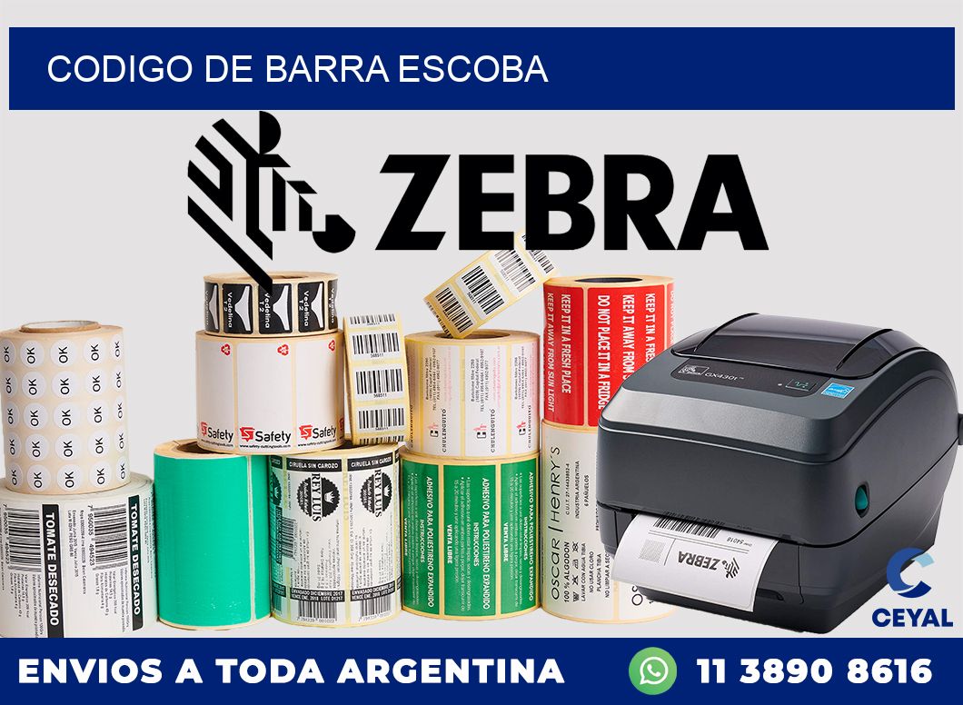 codigo de barra ESCOBA