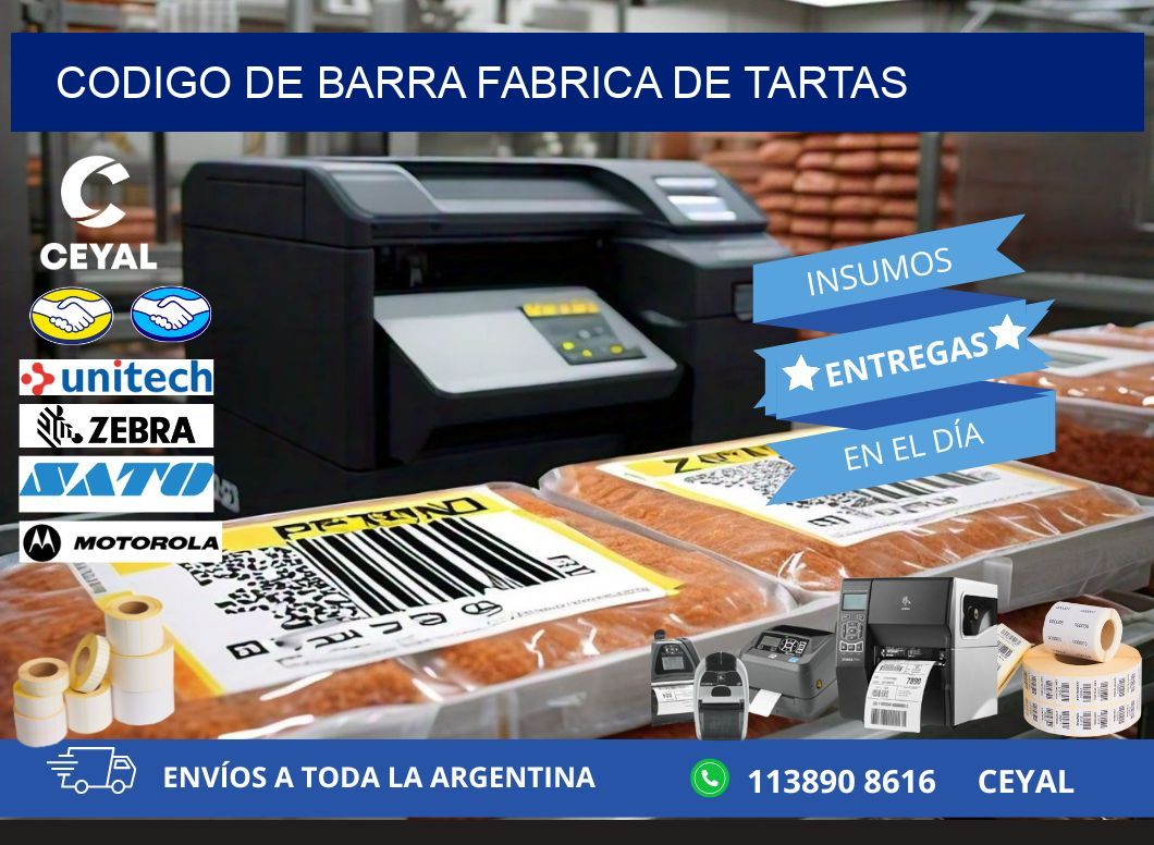 codigo de barra FABRICA DE TARTAS