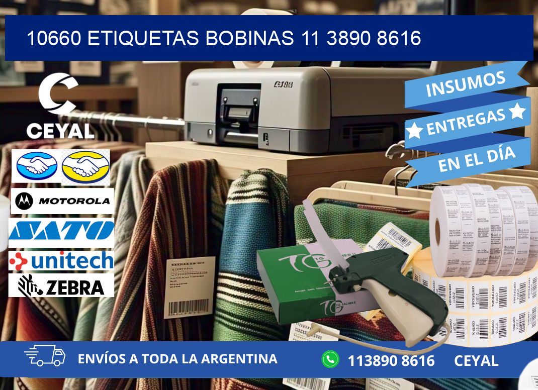 10660 ETIQUETAS BOBINAS 11 3890 8616