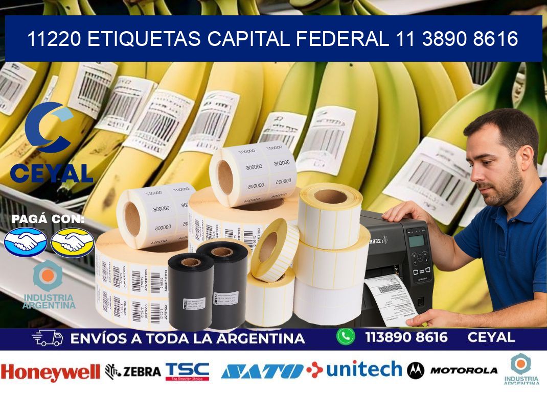 11220 ETIQUETAS CAPITAL FEDERAL 11 3890 8616