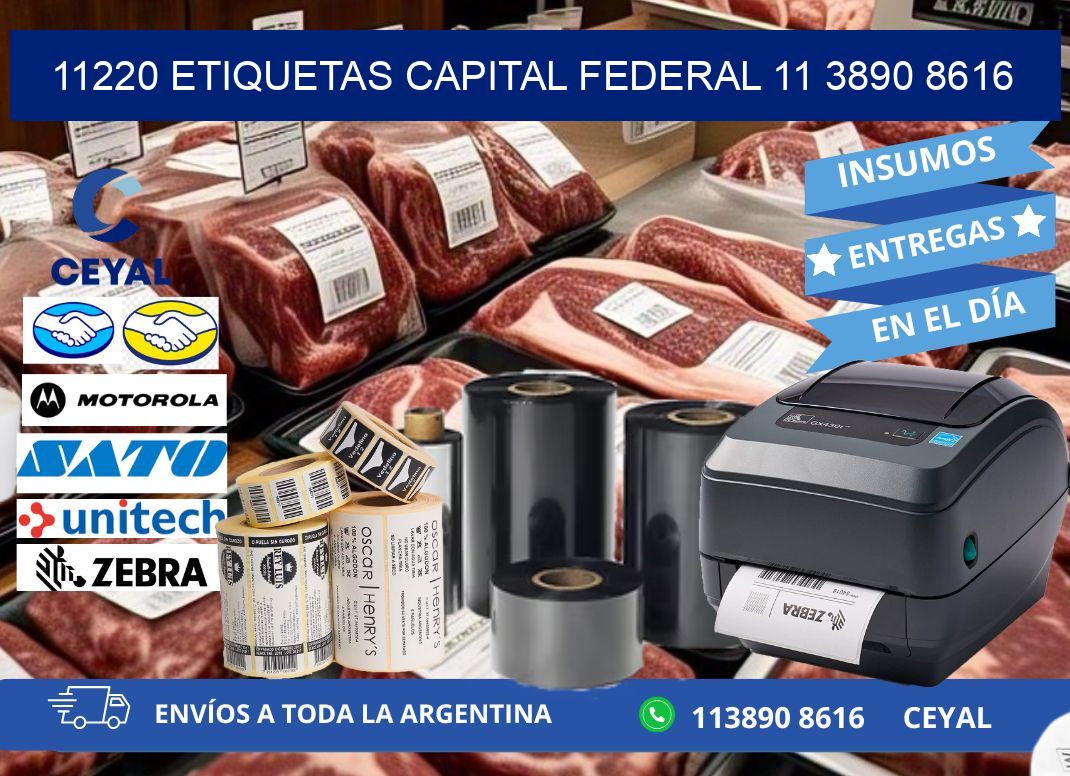 11220 ETIQUETAS CAPITAL FEDERAL 11 3890 8616