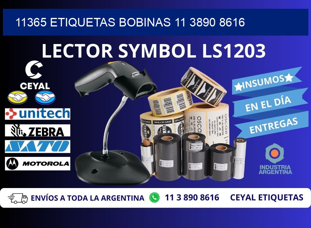 11365 ETIQUETAS BOBINAS 11 3890 8616
