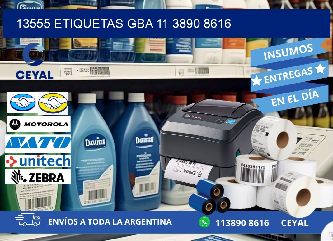 13555 ETIQUETAS GBA 11 3890 8616