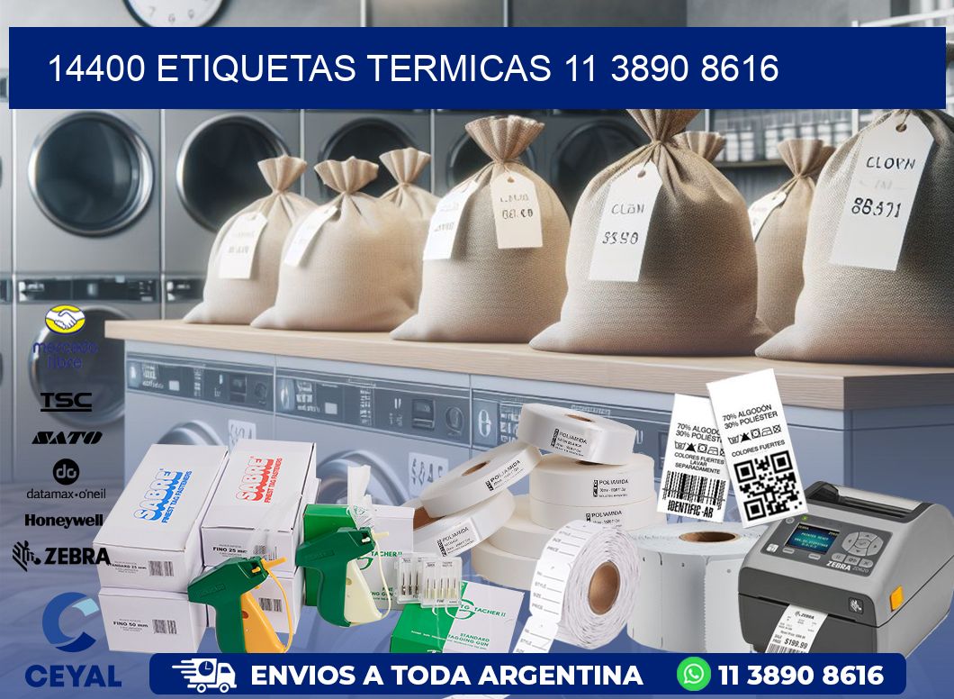 14400 ETIQUETAS TERMICAS 11 3890 8616