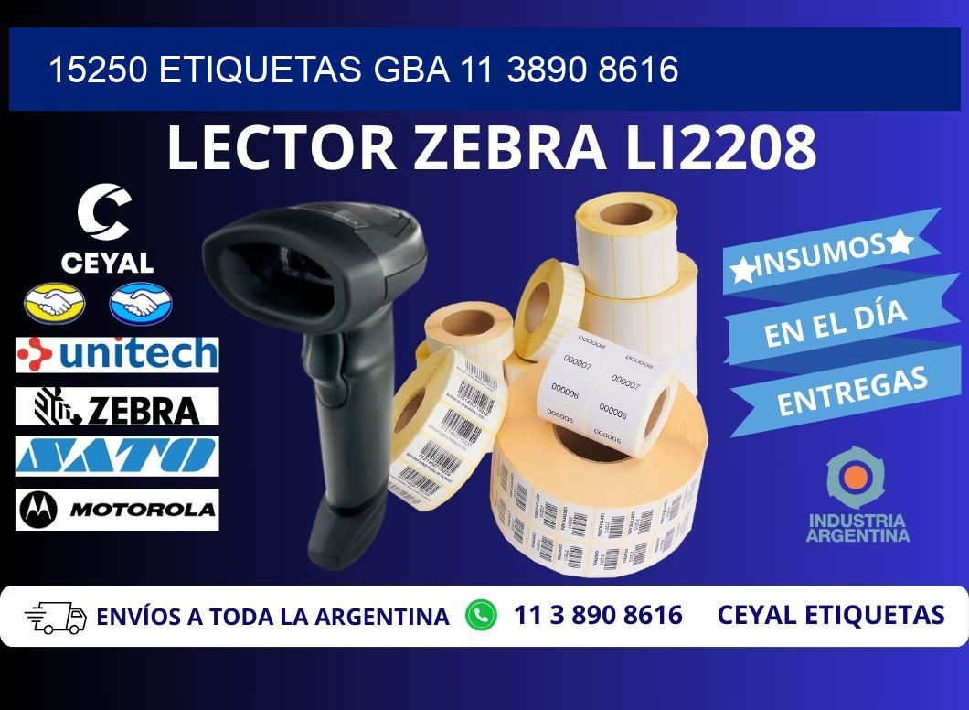 15250 ETIQUETAS GBA 11 3890 8616