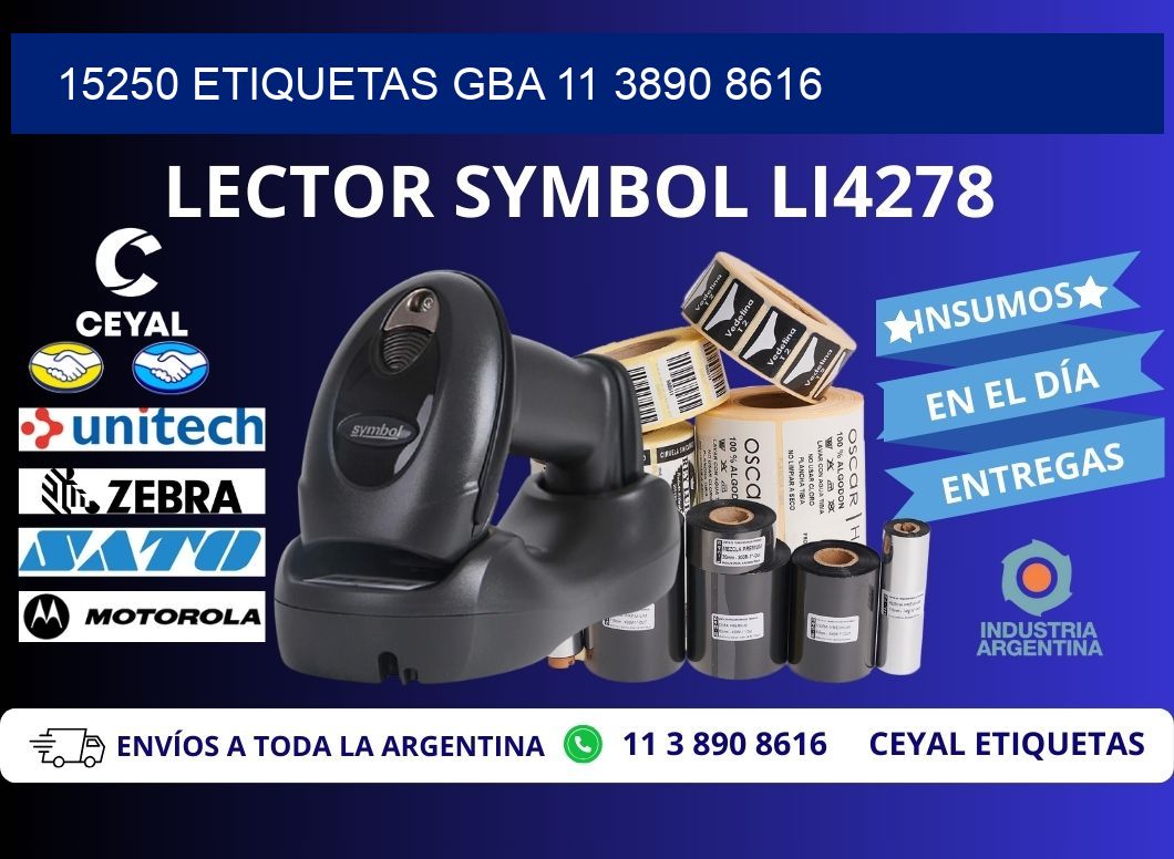 15250 ETIQUETAS GBA 11 3890 8616