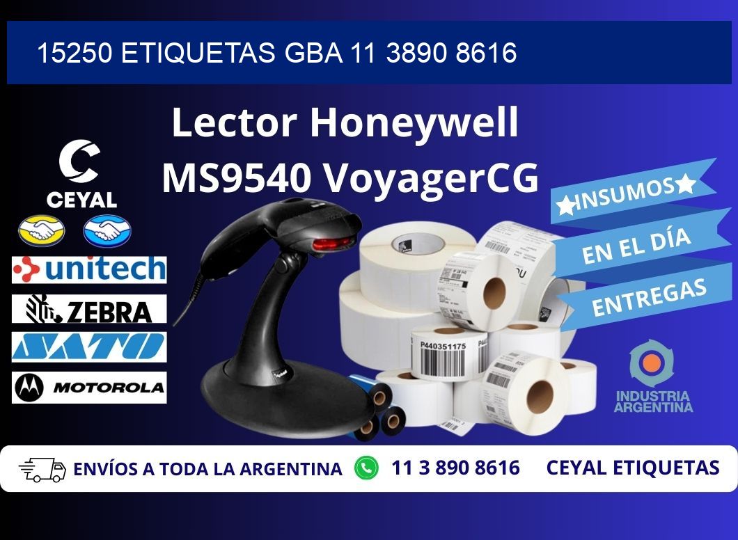 15250 ETIQUETAS GBA 11 3890 8616