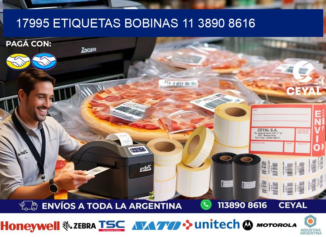 17995 ETIQUETAS BOBINAS 11 3890 8616