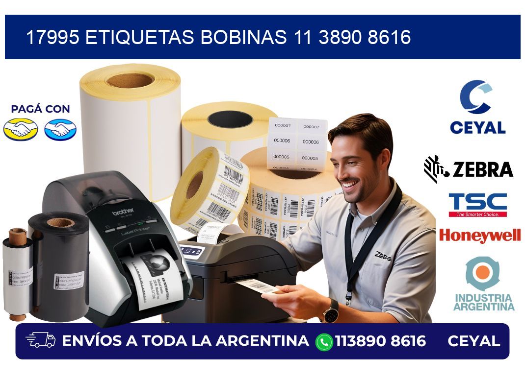 17995 ETIQUETAS BOBINAS 11 3890 8616