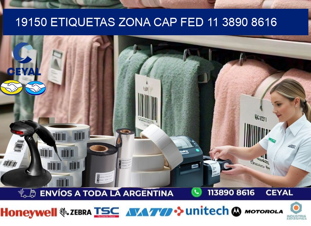 19150 ETIQUETAS ZONA CAP FED 11 3890 8616