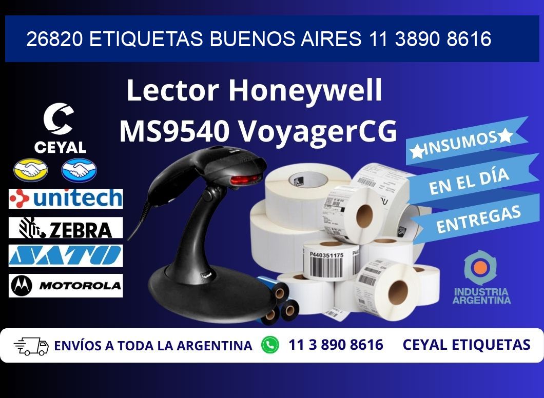 26820 ETIQUETAS BUENOS AIRES 11 3890 8616