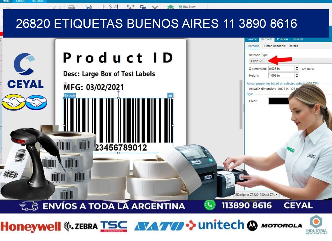 26820 ETIQUETAS BUENOS AIRES 11 3890 8616