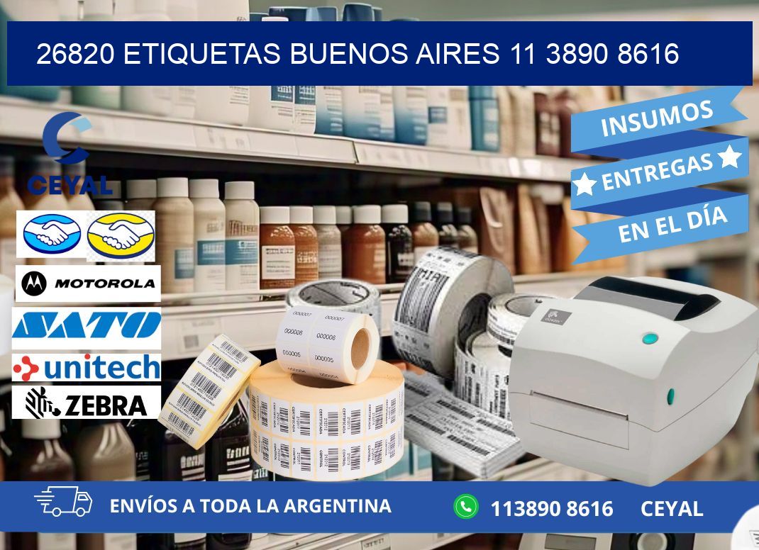 26820 ETIQUETAS BUENOS AIRES 11 3890 8616