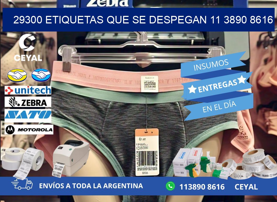 29300 ETIQUETAS QUE SE DESPEGAN 11 3890 8616