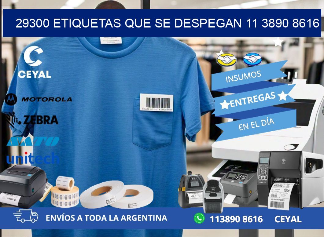 29300 ETIQUETAS QUE SE DESPEGAN 11 3890 8616