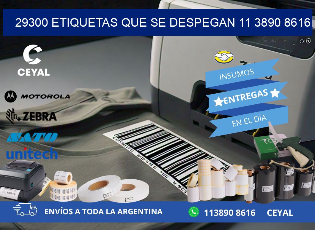 29300 ETIQUETAS QUE SE DESPEGAN 11 3890 8616
