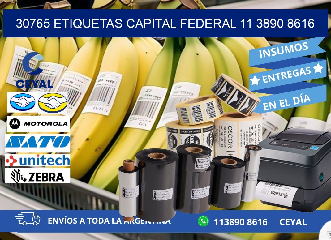 30765 ETIQUETAS CAPITAL FEDERAL 11 3890 8616