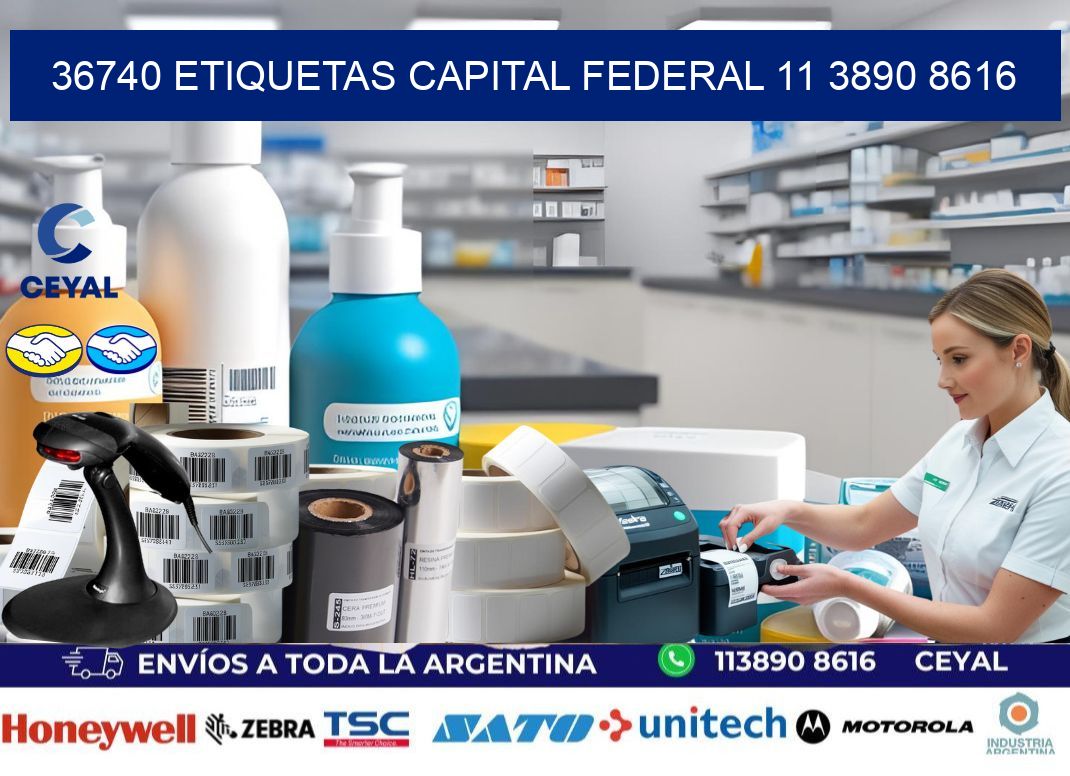 36740 ETIQUETAS CAPITAL FEDERAL 11 3890 8616