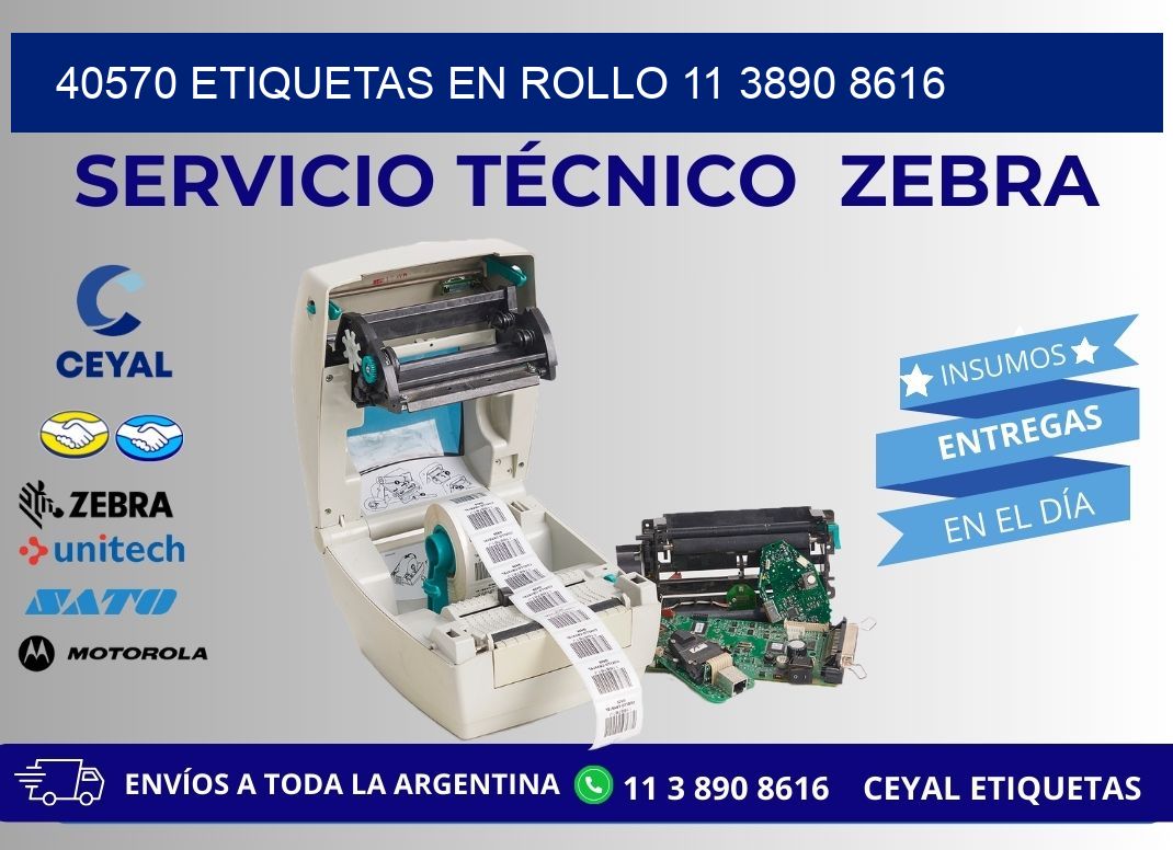 40570 ETIQUETAS EN ROLLO 11 3890 8616