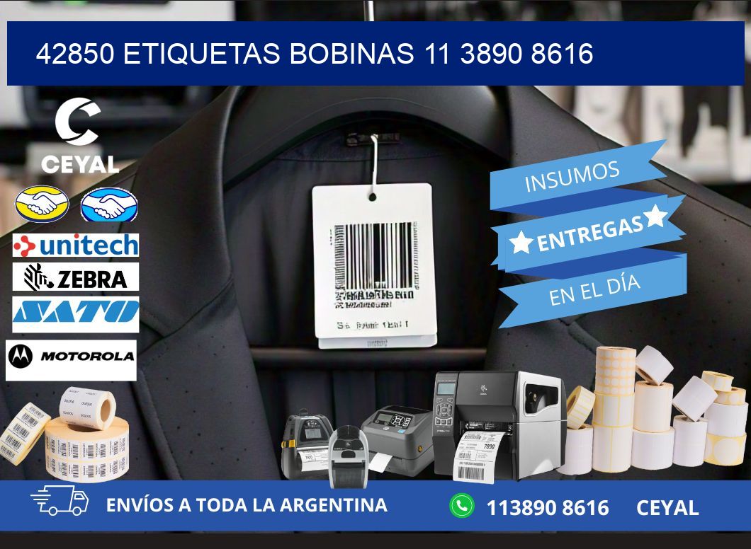 42850 ETIQUETAS BOBINAS 11 3890 8616