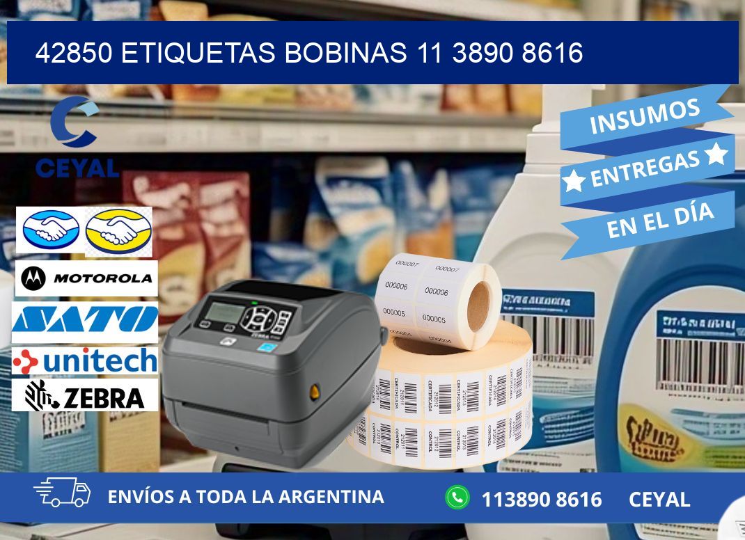 42850 ETIQUETAS BOBINAS 11 3890 8616