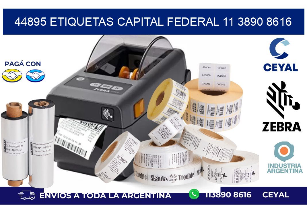 44895 ETIQUETAS CAPITAL FEDERAL 11 3890 8616