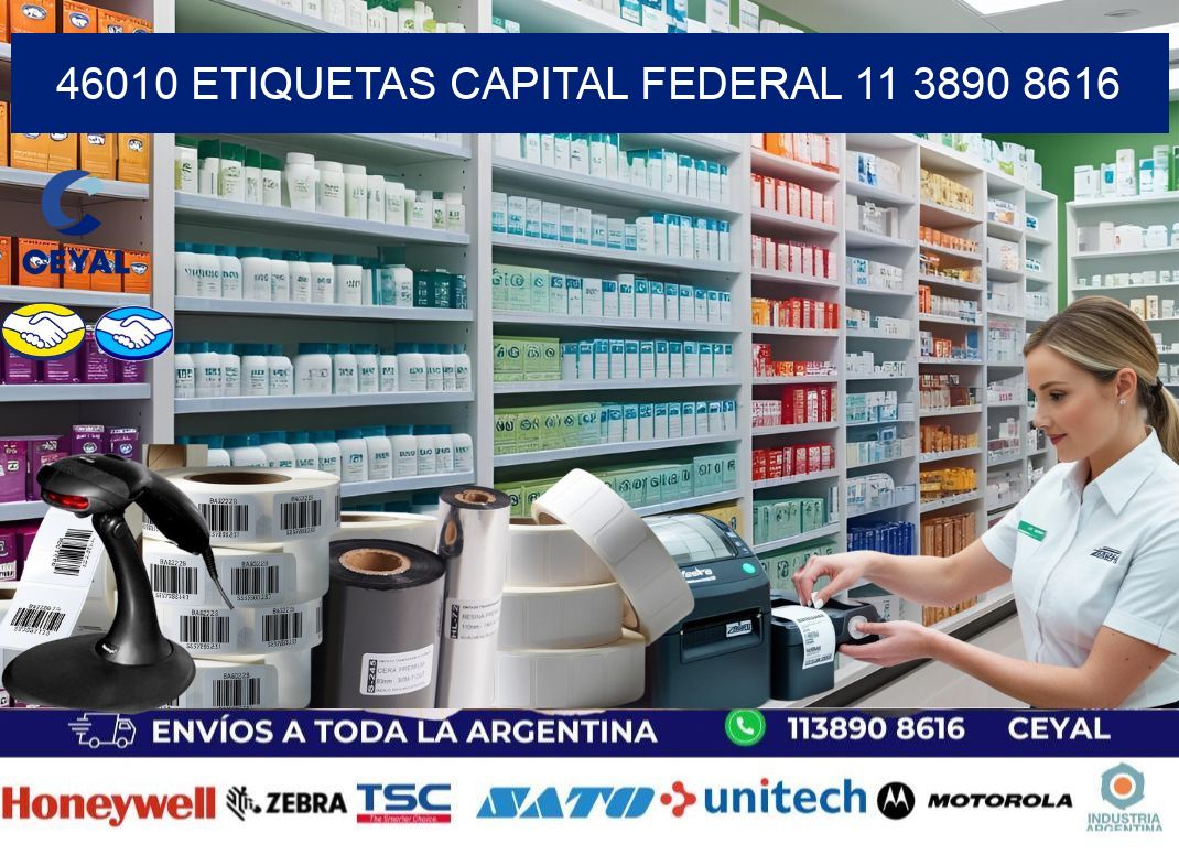 46010 ETIQUETAS CAPITAL FEDERAL 11 3890 8616