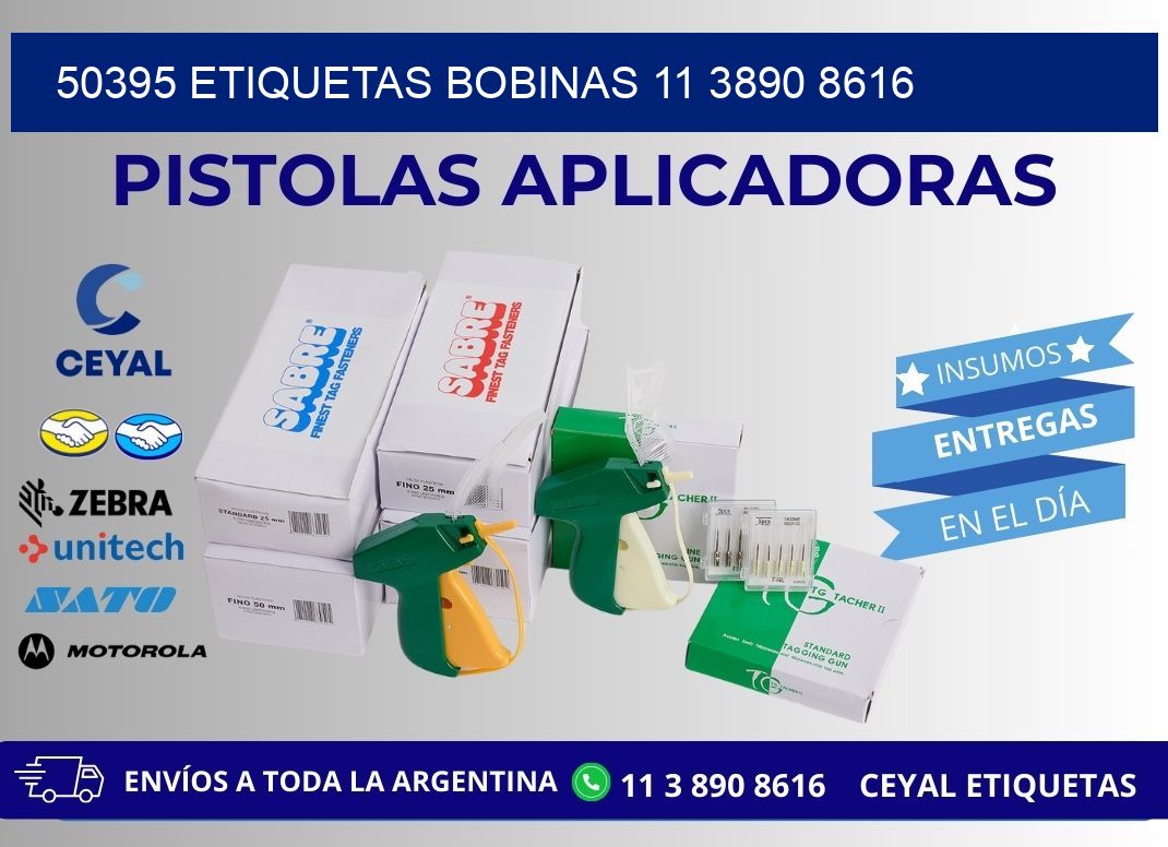 50395 ETIQUETAS BOBINAS 11 3890 8616