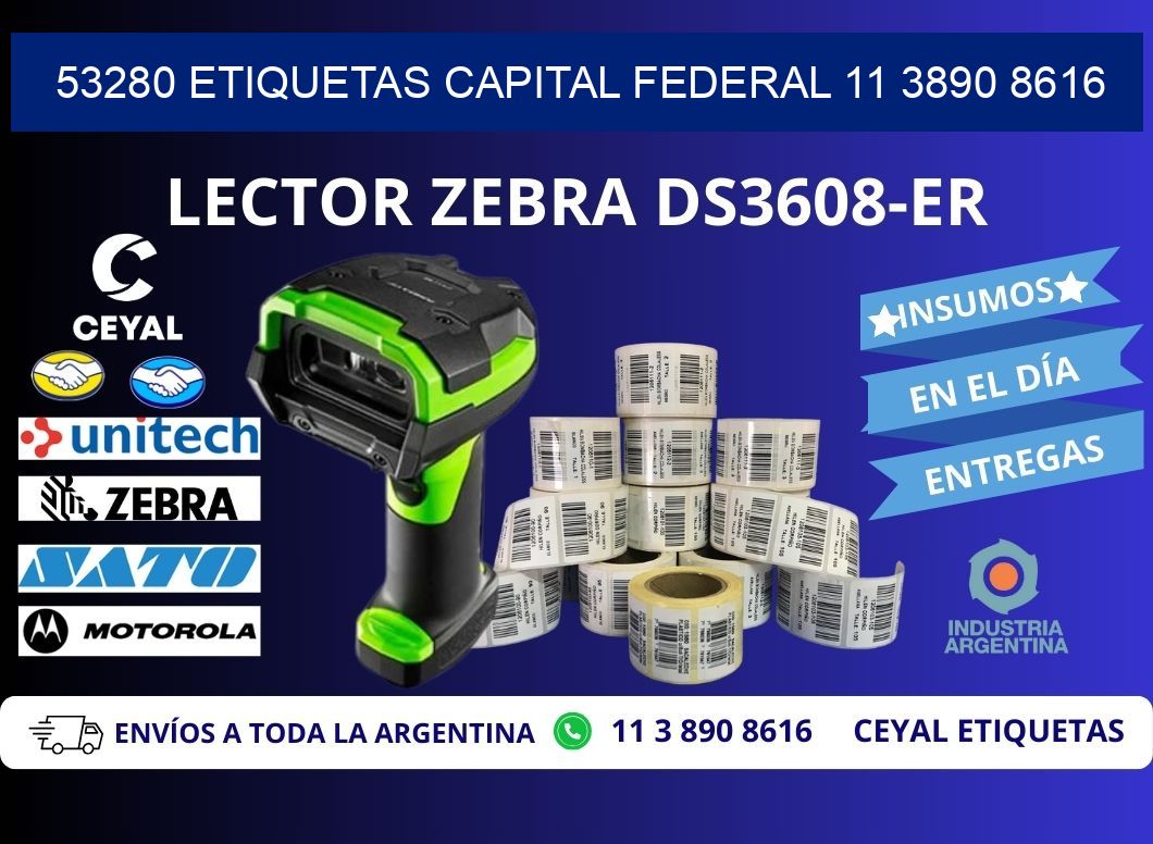 53280 ETIQUETAS CAPITAL FEDERAL 11 3890 8616