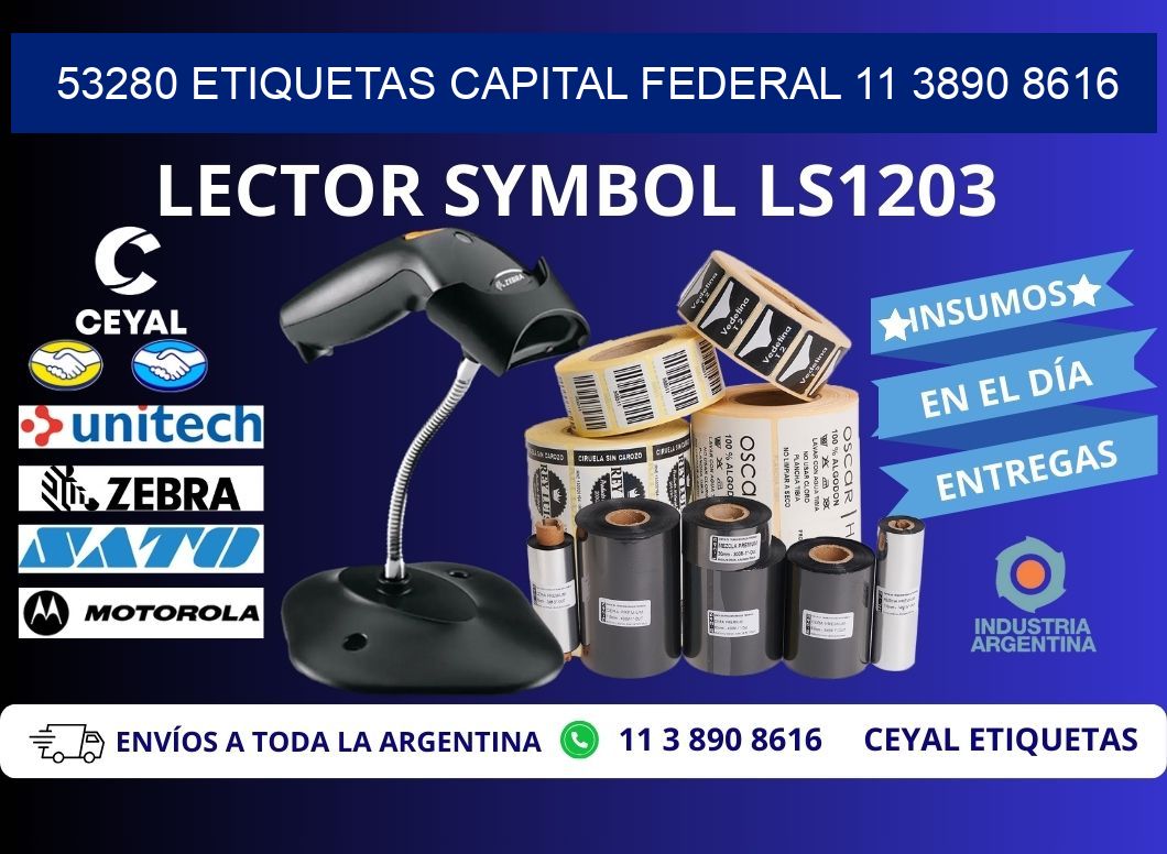 53280 ETIQUETAS CAPITAL FEDERAL 11 3890 8616