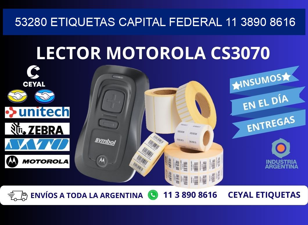 53280 ETIQUETAS CAPITAL FEDERAL 11 3890 8616