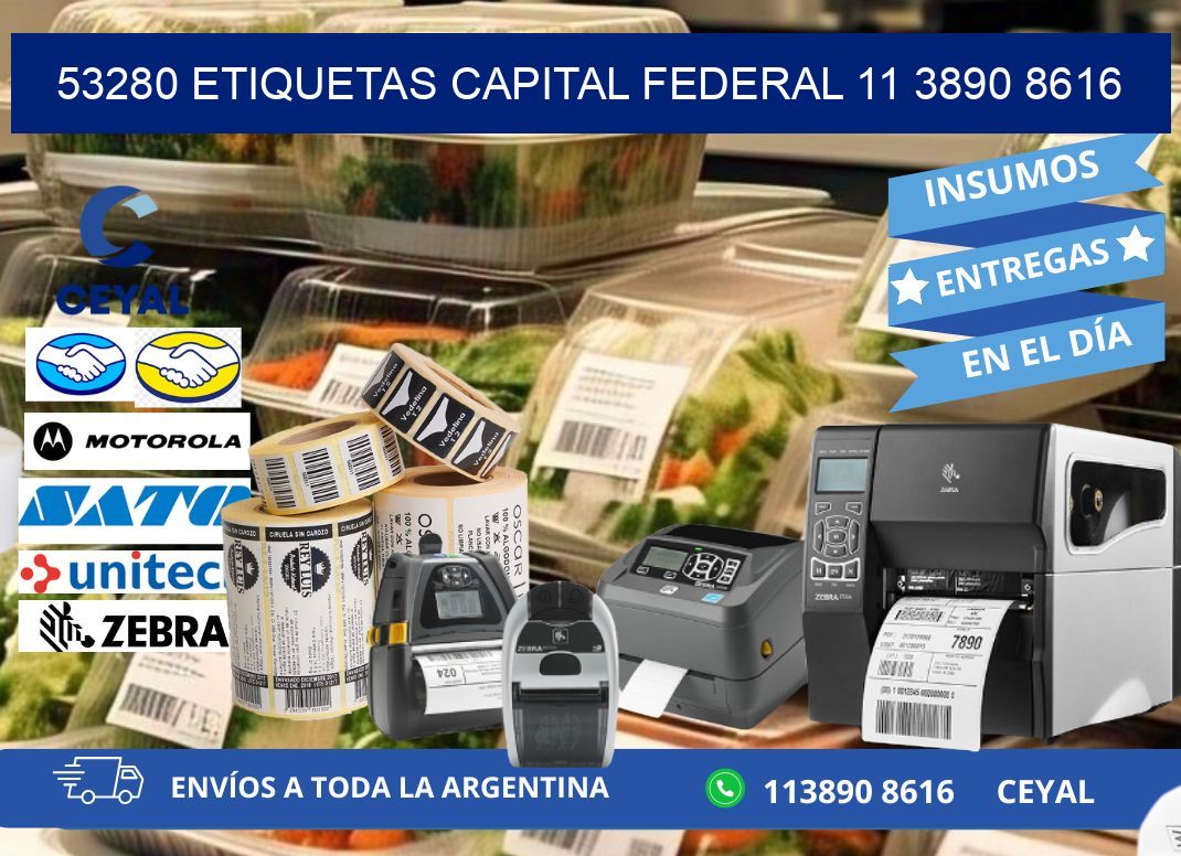 53280 ETIQUETAS CAPITAL FEDERAL 11 3890 8616