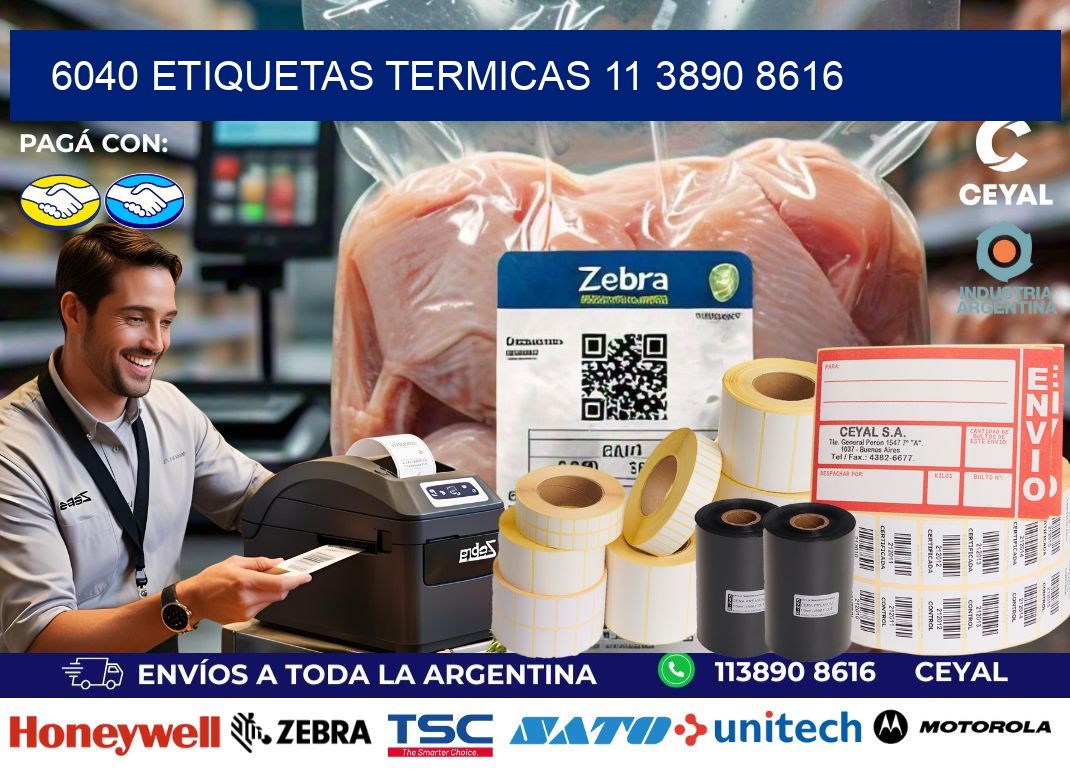 6040 ETIQUETAS TERMICAS 11 3890 8616