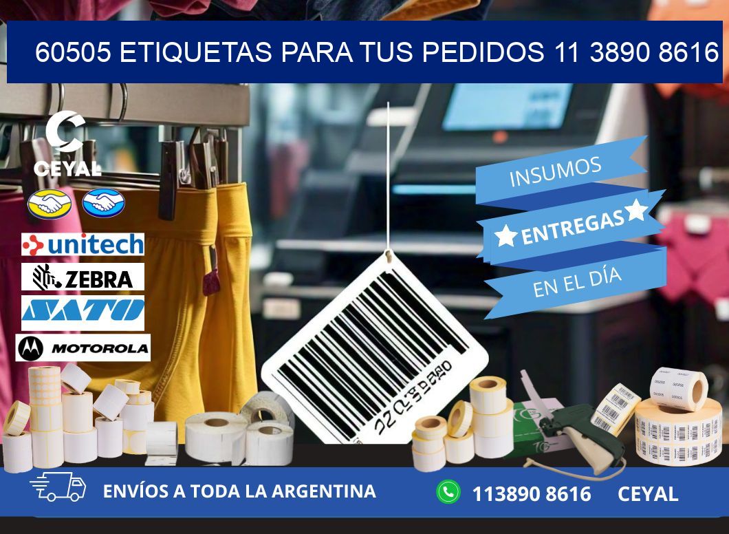 60505 ETIQUETAS PARA TUS PEDIDOS 11 3890 8616