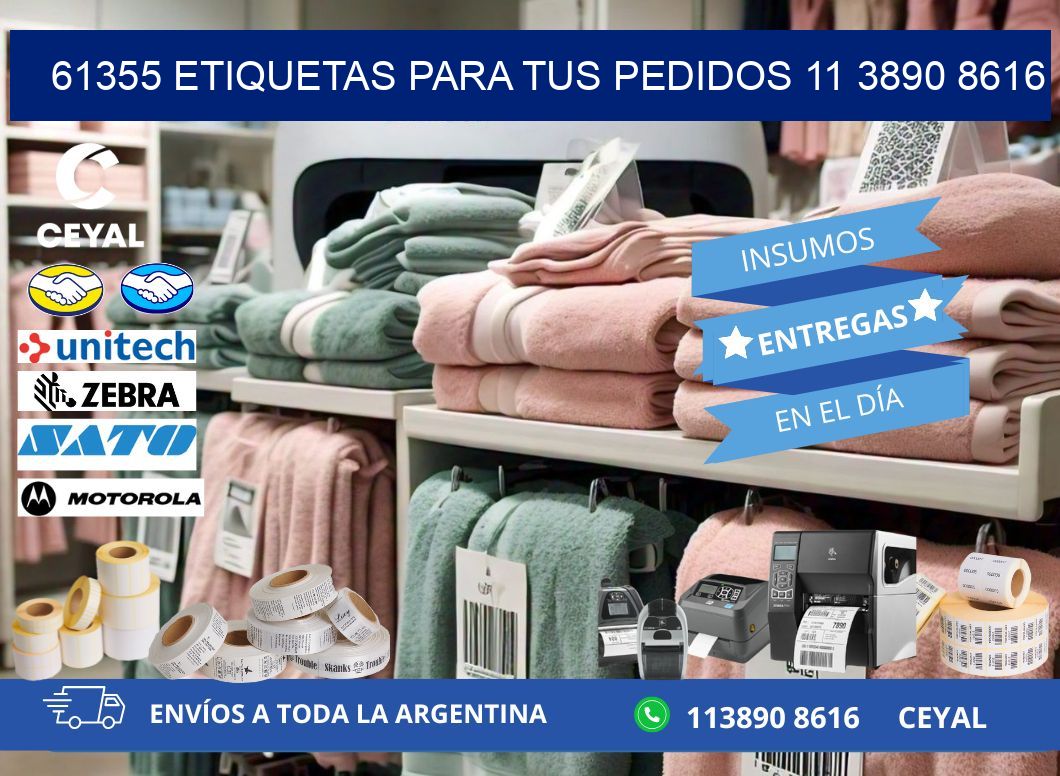 61355 ETIQUETAS PARA TUS PEDIDOS 11 3890 8616