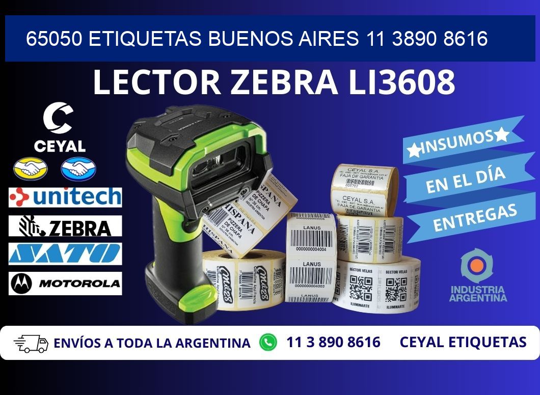 65050 ETIQUETAS BUENOS AIRES 11 3890 8616